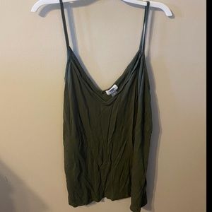 Olive tank top